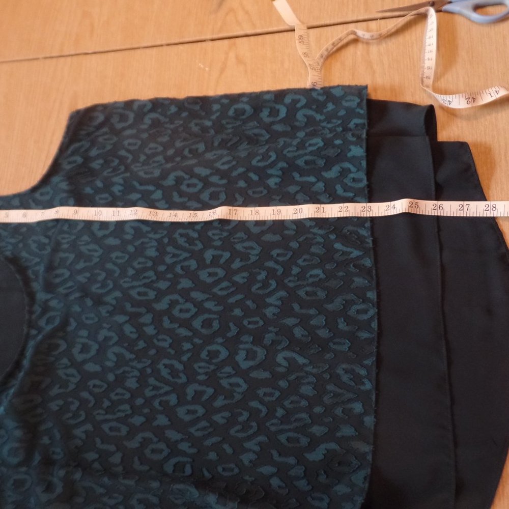Apt 9 Hunter green lace layered back fold detail textured sleeveless top XL - Picture 5 of 5